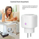 Smart WiFi Socket EU Plug 16A Power Monitor Tuya Outlet Alexa Google Home IF Hn
