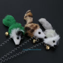 3Pcs Mini Plush Mouse Pet Cat Activity Toys Funny Playing Toys Bottom Sucker