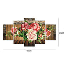 Resplendent Rose 5D DIY Full Drill Diamond Painting 5-pictures Combination