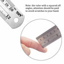 Stainless Steel Ruler Straight Edge Metal Ruler Set For Engineering Office  V5Q9