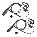 2 Ear Hook Earpiece Microphone Sepura STP8000 STP8030