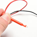 110cm BNC Male Plug Q9 to Dual Plug Connector Hook Clip Test Probe Cable Lead 3C
