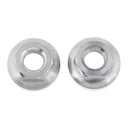 1 Pair Stainless Steel Bike Bicycle Rear Wheel Hub Large Flange Axle Nuts