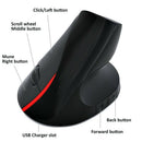2.4 Ghz Wireless Vertical Ergonomic Optical Rechargeable 5D 2400DPI Gaming  S1Z5