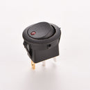 Red Car 12V Round Rocker Boat LED Light Toggle Switch ON-OFF NT LJ