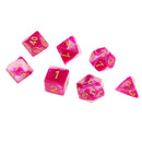 7Pcs Polyhedral Dice Set for  DND D&D MTG RPG Games B