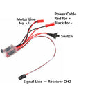 Two-way Brushed ESC Electronic Speed Controller with Brakes for RC Car/Boat