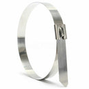 10X Stainless Steel Marine Grade Metal Cable Ties Zip Exhaust Wrap Straps D6A7