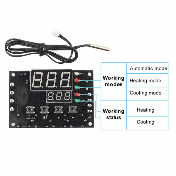 Xh-W1504 Tec Semiconductor Cooler Thermostat Automatic Constant Temperature Y6Y3