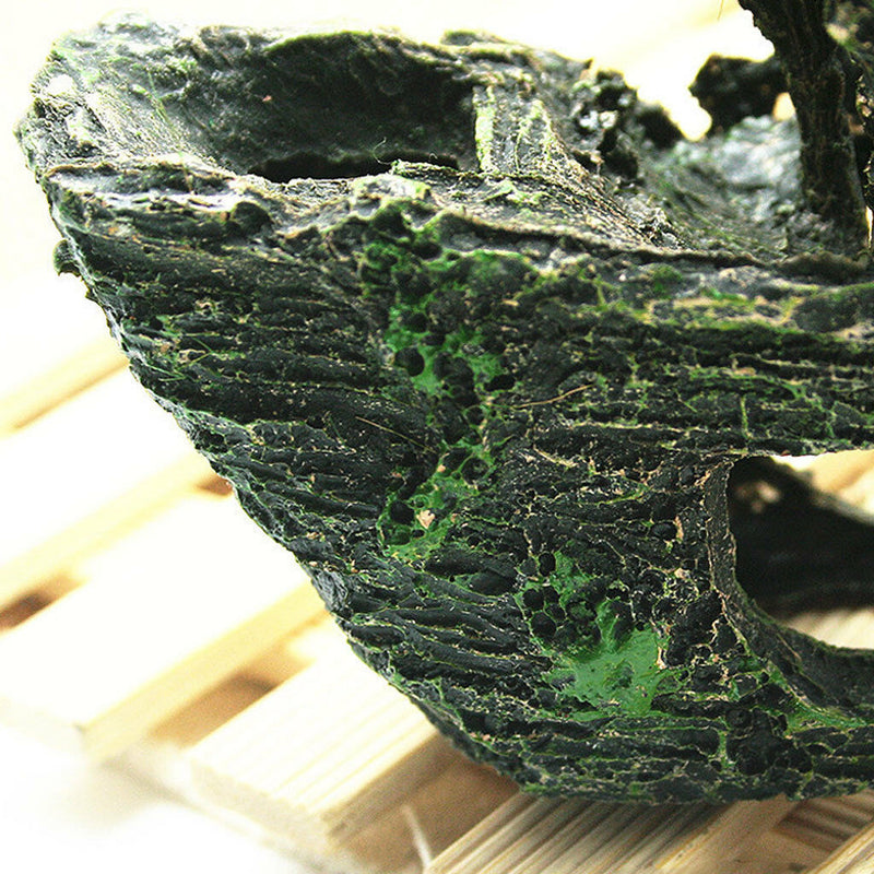 Aquarium Ornament Wreck Destory Boat Sculpture   Tank Artificial Decor