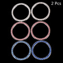 Crystal Decor Car Engine Start Key Ring Start Stop Ignition Button Sticky R JR