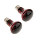 2x Reptile Terrarium UVA Heat Lamp Night-time Viewing Lighting 50W E27 Base