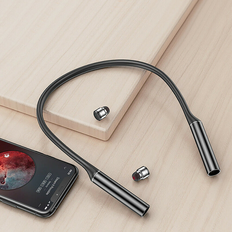Neckband Wireless Bluetooth 5.1 Headset Magnetic Earphones Waterproof Earbuds