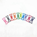 100pcs Bone Shape Multicolor Metal Paper Clips