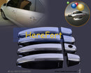 Chrome Car vehicle Door Handle Covers Trim Cap fit for Peugeot 307 Citroen C2 Hf