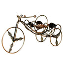 Wine Bottle Holder Stands Elegant Iron Tricycle Shape Desktop Decor