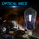 X5 3 Buttons USB Wired Lighting Mouse Optical Ergonomic Home Office Gaming Mice