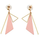 Pink On Earrings None Pierced Ear Cuff e Geometric Irregular E7U7