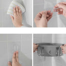 2Pcs Bathroom Shelf Tripod Powerful Wash Shelf Toilet Storage Rack Bathroom F1V9