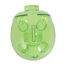 Plastic Collectible Piggy Bank Coin Savings Money Cash Box Clear Green G3M3