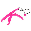 Floating Fish Grip Fishing Lip Grip Gripper Grabber Plier with Lanyard Pink