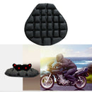 Air Seat Pad Motorcycle Ride Seat Cushion Mattress for Touring Saddles Black