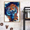 5D DIY Full Drill Diamond Painting Cross Stitch Embroidery Kit (Tiger01)