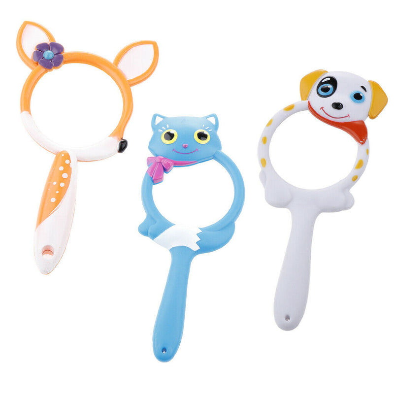 Lovely Cartoon Insect Plant Fabric Magnifier Glasses Kids  Tool