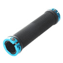 2 X Handle Handlebar Grip Lock-on for Bike Bicycle Blue