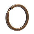 20 PCs Split Key Rings Round Bronze Tone 25mm(1") Dia. O5P7