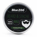 bluezoo Men Beard Moustache Styling Wax Moisturizing Oil Control Balm Sooth T5Y7