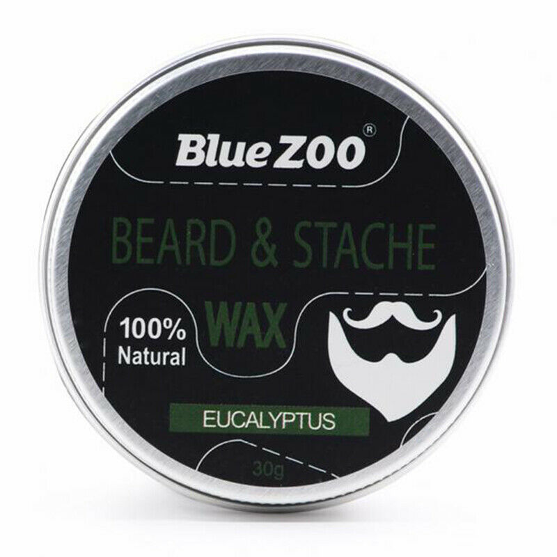 bluezoo Men Beard Moustache Styling Wax Moisturizing Oil Control Balm Sooth T5Y7