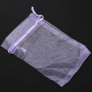 Organza Wedding Party Favor Gift Candy Sheer Bags Jewelry Pouch, 50 pcs 4in