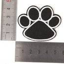 Footprint Iron On Patch Embroidered Applique Sewing Clothes Stickers Garment VES