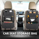 Auto Car Seat Back Multi-Pocket Storage Bag Organizer Holder Accessory Beige OZ