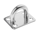 5pcs Stainless Steel Ceiling Hook Pad Eye Plate Marine Hardware Staple Hook Loop