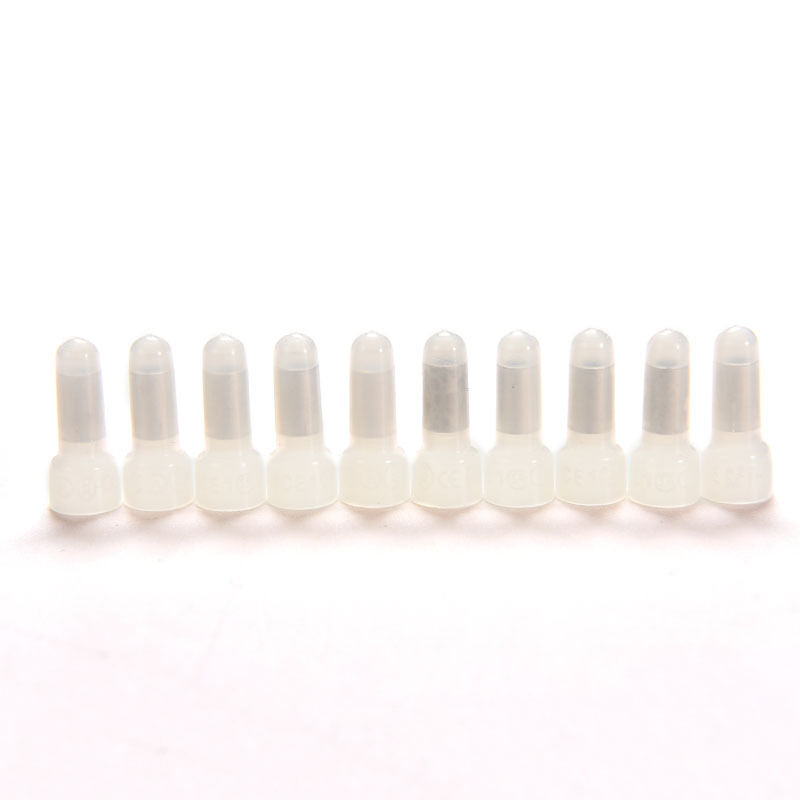 100X Nylon Closed End Cap Insulated Connectors Wire Crimp Terminal 22-16 AWG Kw
