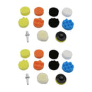 2Sets 3"/80mm Compound Drill Buffing Sponge Pads Kit for Car Sanding Polishing Y