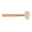 Rubber Mallet Hammer with Hardwood Handle for Outdoor Camping, Gardening