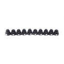 10PCS a lot Flashlight Torch Part Round Push Button Switch Black   OZ