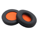 Headphone Ear Pads Cushions Replacement For Skullcandy Hesh, Brown+Orange