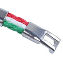 Jewelry bracelet, Italian flag bangle, leather alloy, for men's women, greenD4G4