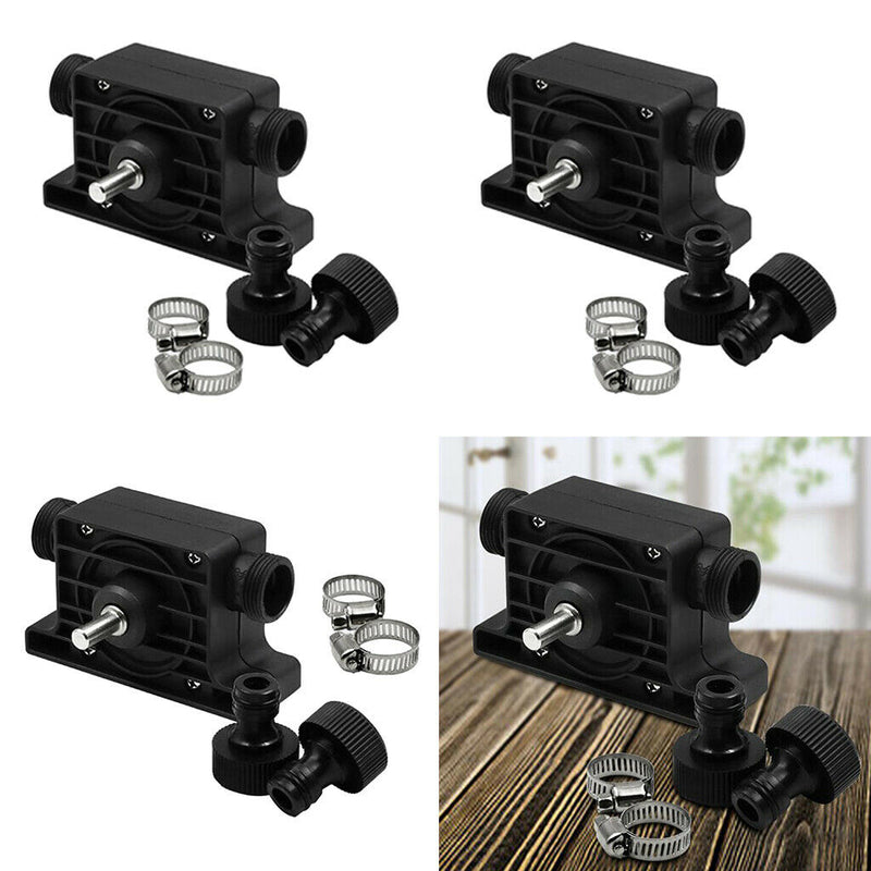 3 Set Plastic Portable Electric Drill Oil/Water Pump Self Priming Transfer Pump