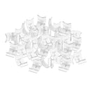 45pcs Transparent Lighter Show Storage Easel Stand Base Store Plate Gifts