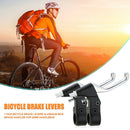 1 Pair Bicycle Brake Levers Aluminum Bike Brake Handles for 22mm Handlebar A