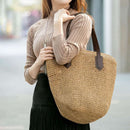Women'S Handmade Straw Braided Bag Woven Bag Natural Fashionable Outdoor Ha W9M3