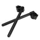 Pair 37mm Clip Ons Separable Handle Bars Forks Durable Aluminum Alloy Black