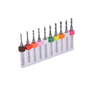 10Pcs DIY 1.1mm-2.0 mm PCB Print Circuit Board Carbide Micro Drill Bits Tool ME