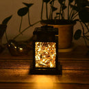 Solar LED Garden Umbrella Lantern Hanging Light Waterproof Outdoor Lamp