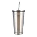 Double Stainless Steel With Straw Coffee Cup With Cup Outdoor Travel
